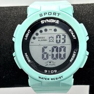 Turquoise Synoke Digital Men's Watch